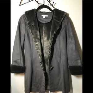 Coldwater Creek Faux Shearling Coat